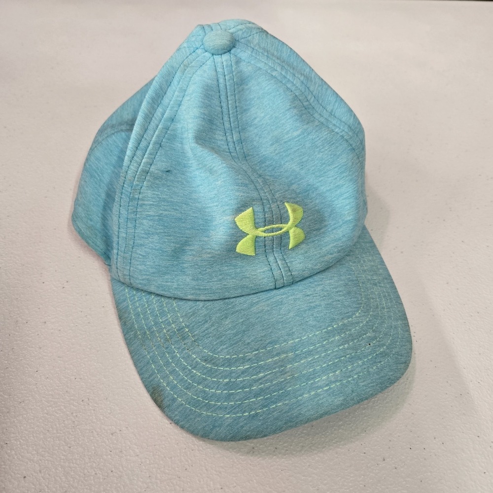 Under Armour Women Hat‎ OSFA Light Blue UA Free Fit Adjustable Straps Cap  READ